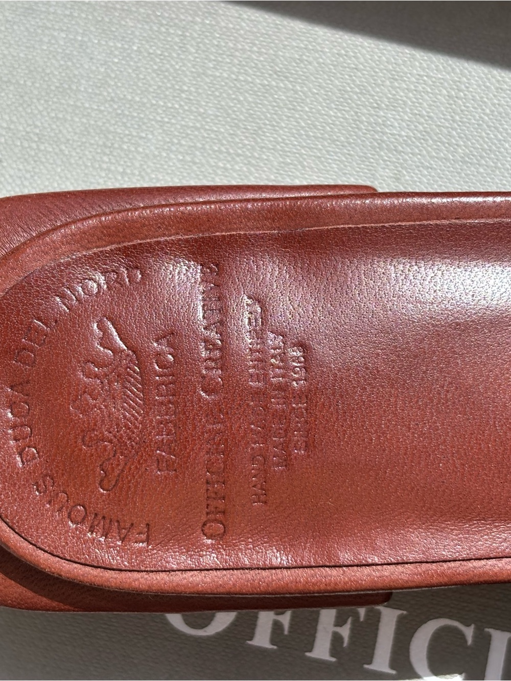 Officine Creative - Italian Brown Woven Leather Slide Sandals - New in Box - Picture 6 of 9